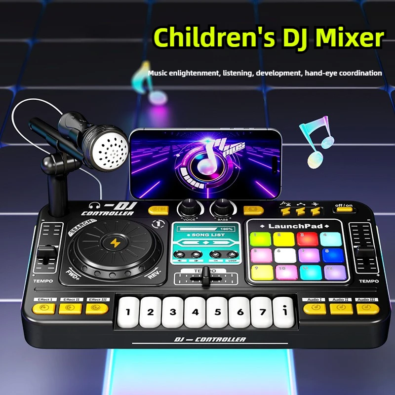Diy Electronics Music - Controller DJ per bambini Mixer giocattolo