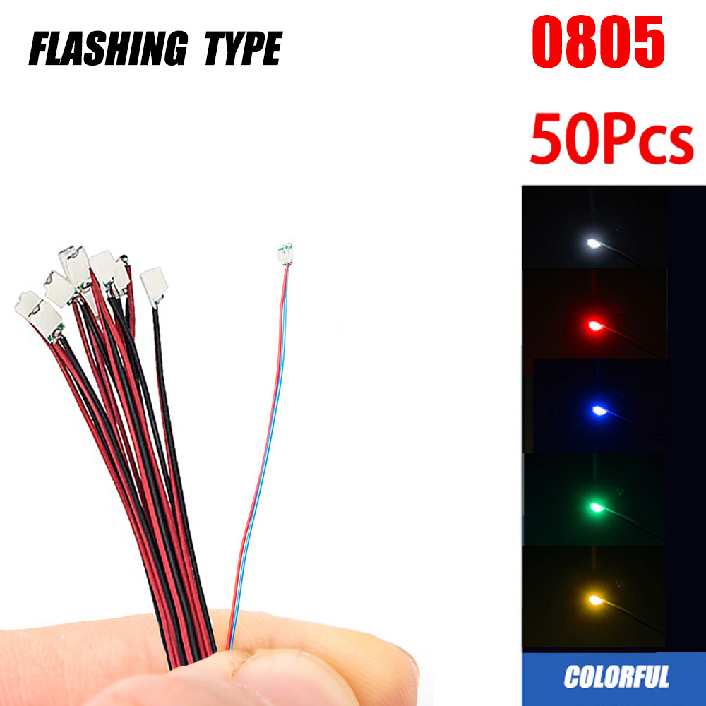 Smd Solder Paste - 50 Pz/borsa 0805 FLASHING LED SMD