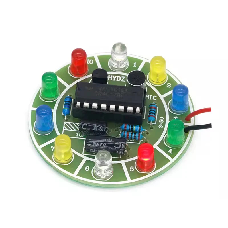 Diy Electronics Lab - CD4017 Kit luce LED rotante con