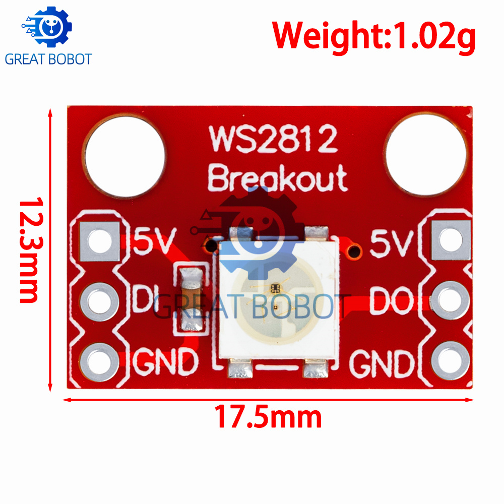 Diy Electronics Address - Modulo LED RGB WS2812 5050, Scheda