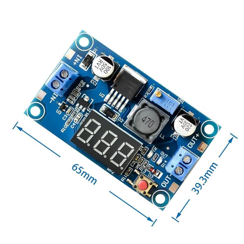 Diy Electronics - Modulo di Alimentazione LM2596 con Display,