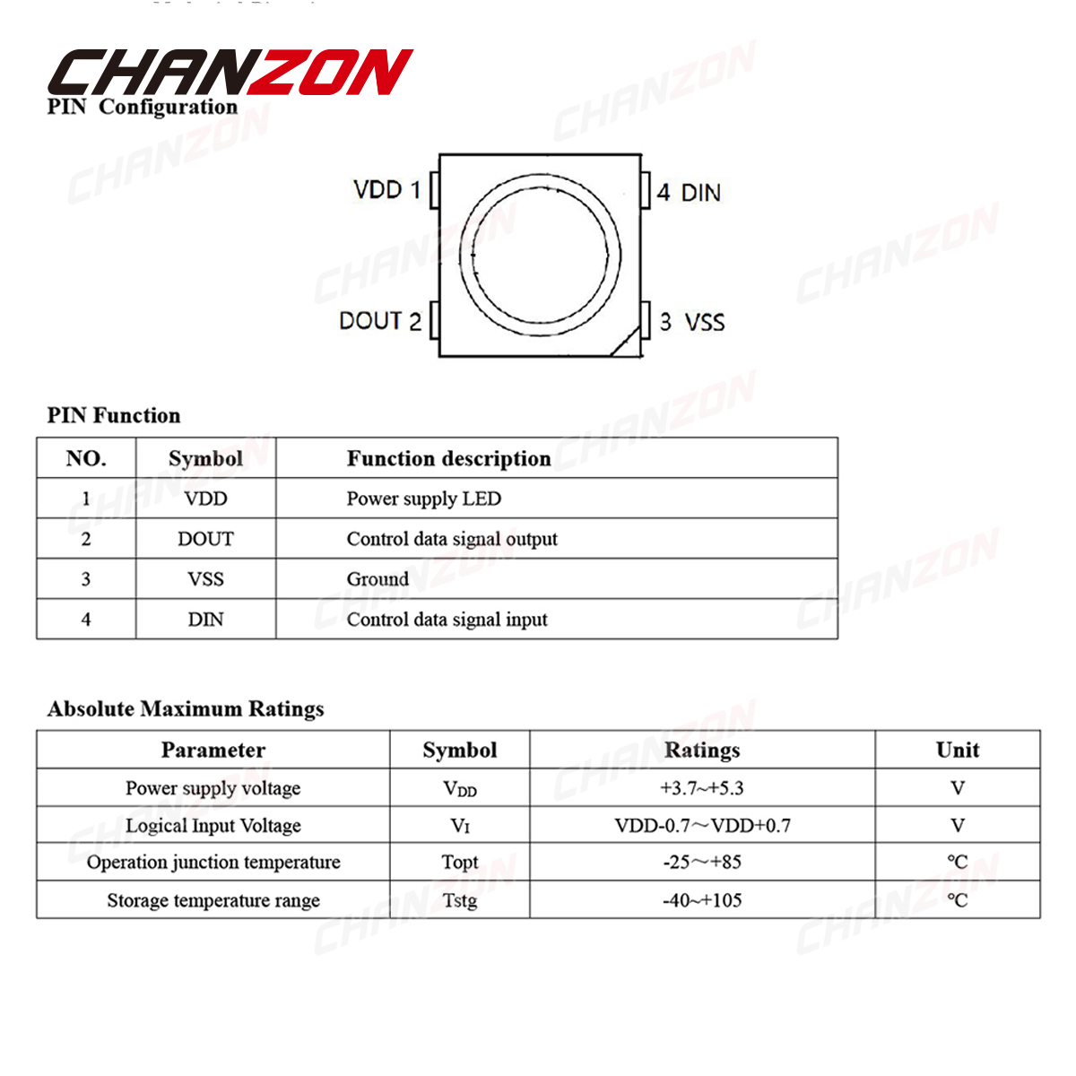 100 pz SMD WS2812B WS2812 4 pi - Diy Electronics Address recensione e prezzo