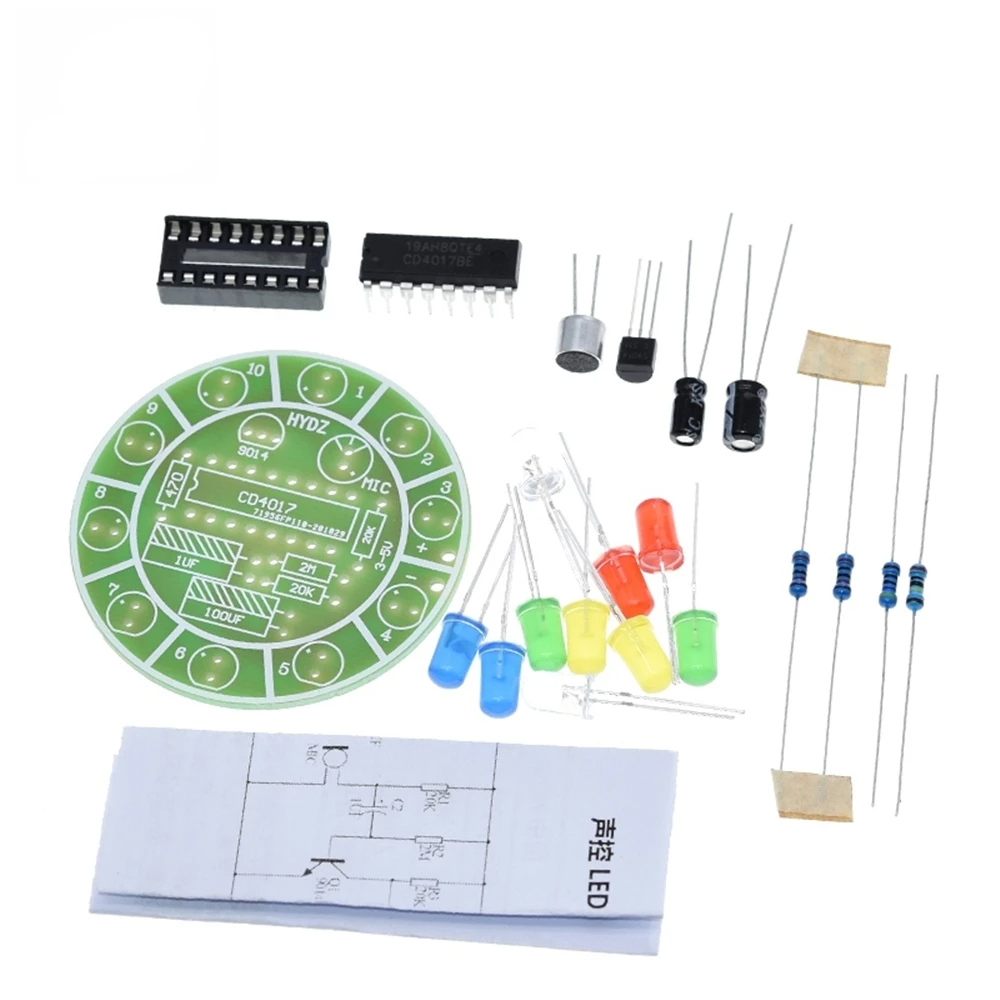 CD4017 Kit luce LED rotante co - Diy Electronics Lab recensione e prezzo
