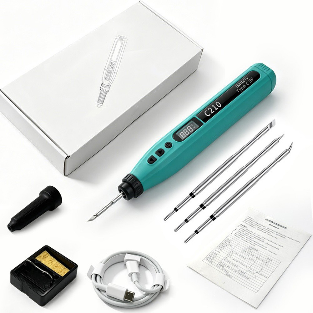 Set di saldatore digitale USB  - Useful Diy Electronics recensione e prezzo
