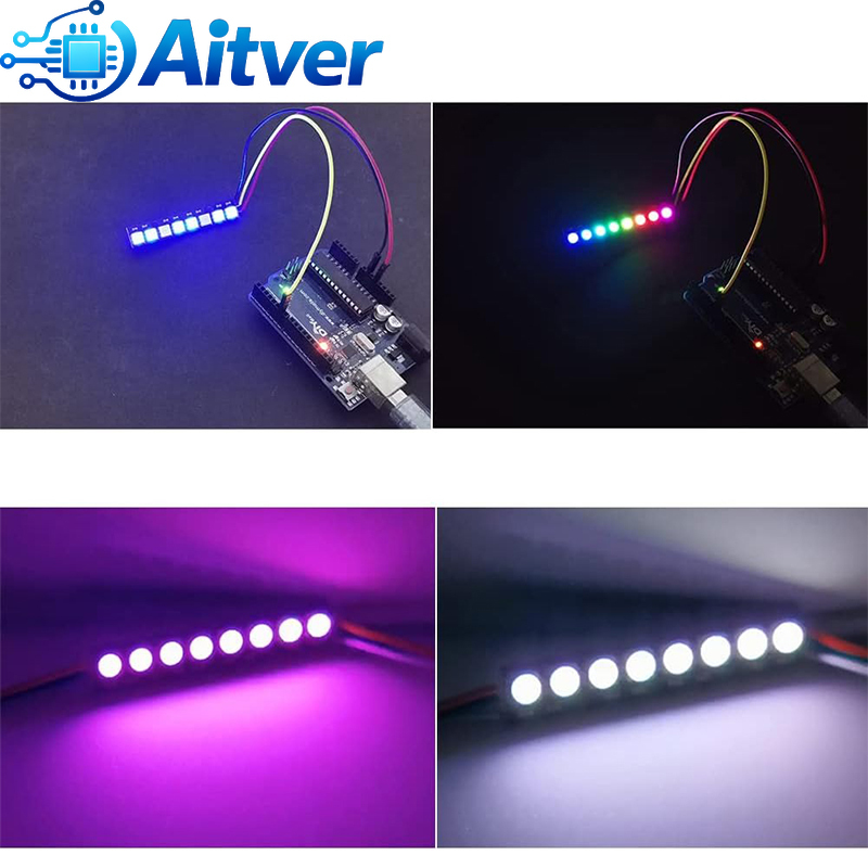 WS2812B Modulo LED RGB a 8 bit - Diy Electronics Address recensione e prezzo