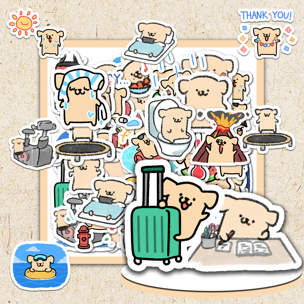 Cucciolo in stile line art, ca - Diy Q recensione e prezzo