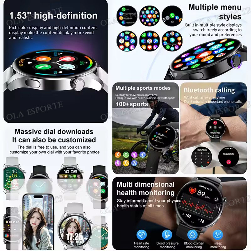Nuovo Smartwatch per Uomo e Do - Diy Electronics Music recensione e prezzo