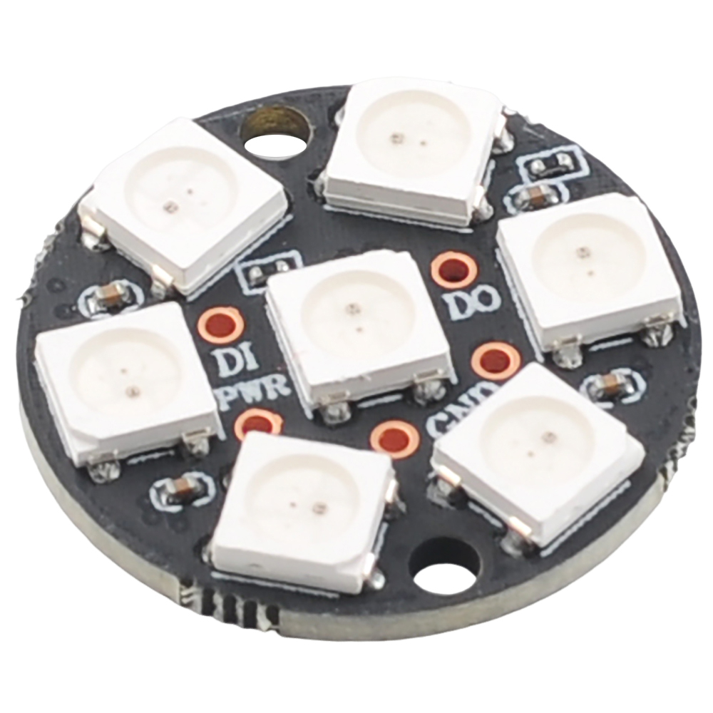 Anello LED RGB WS2812 5050 a 7 - Diy Electronics Address recensione e prezzo