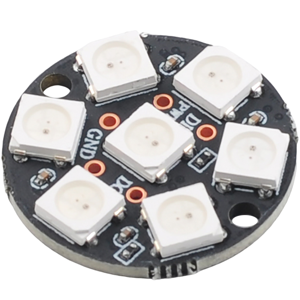 Anello LED RGB WS2812 5050 a 7 - Diy Electronics Address recensione e prezzo