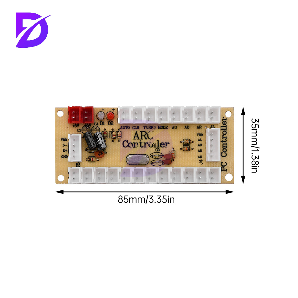 Circuito chip joystick arcade  - Diy Arcade Electronics Kit recensione e prezzo